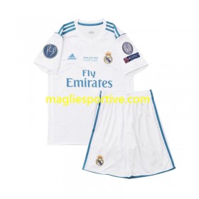 Completo Calcio Real Madrid 2017 Retro Bambino Divisa Prima